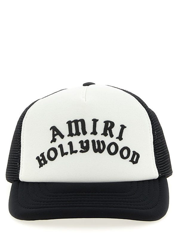 Amiri White Black Cap