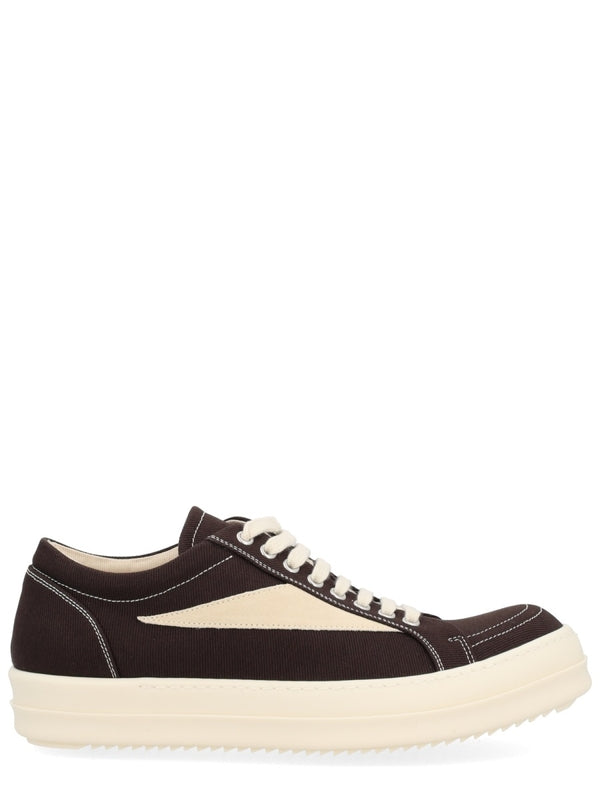 Rick Owens Drkshdw Grey Low Top Sneakers