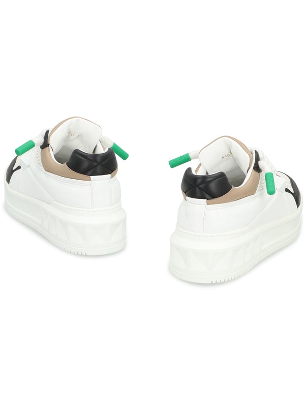 Valentino White Low Top Sneakers