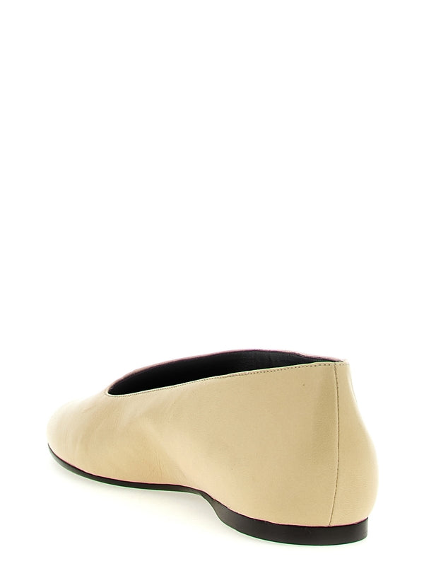 Diana Cutout
  Leather Flat Shoes