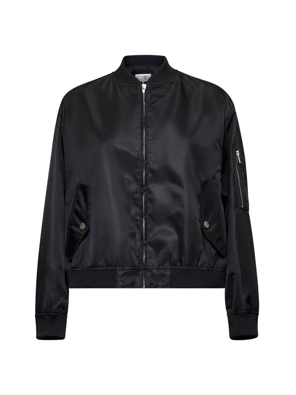 Back Stitch Nylon Bomber Jacket