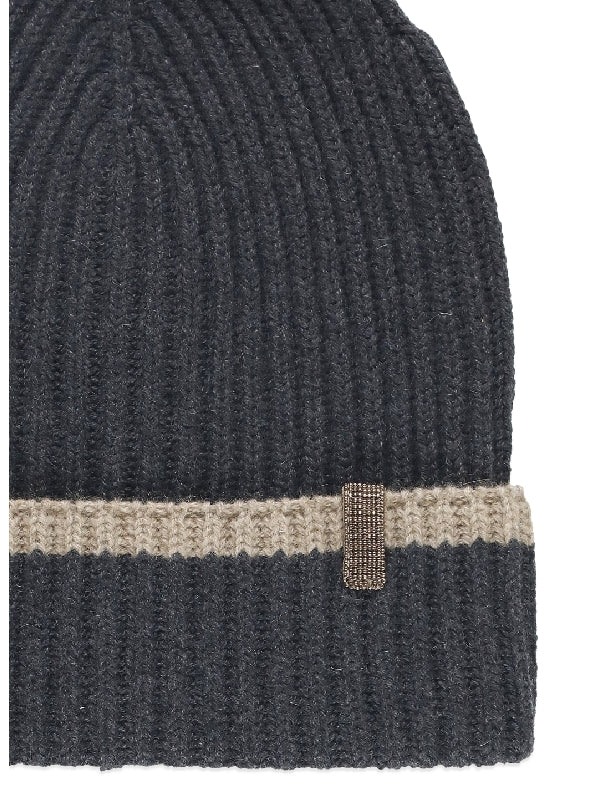 Monili Label Cashmere Beanie