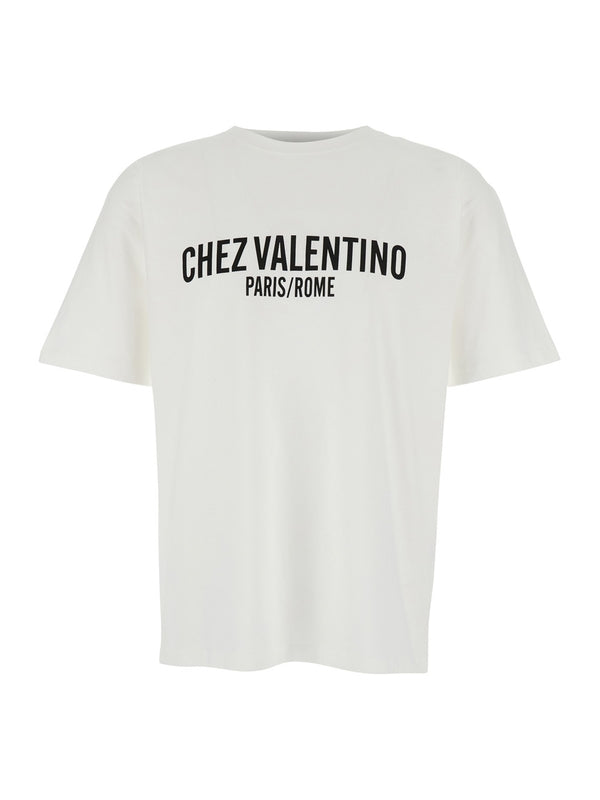 Valentino White Short Sleeve T-Shirt