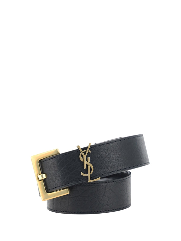 Cassandre Monogram Leather Belt