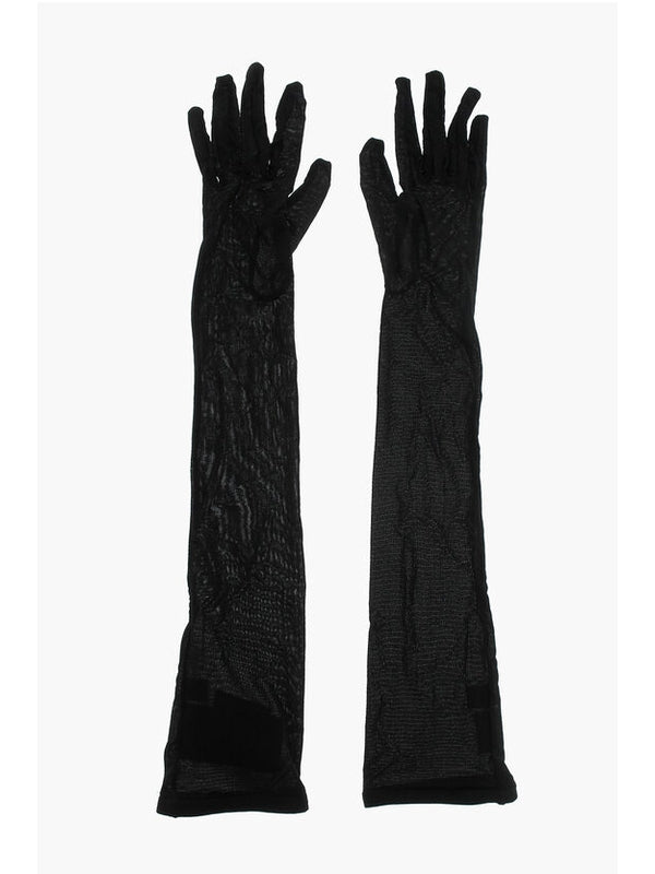 Viscose Blend Long Gloves