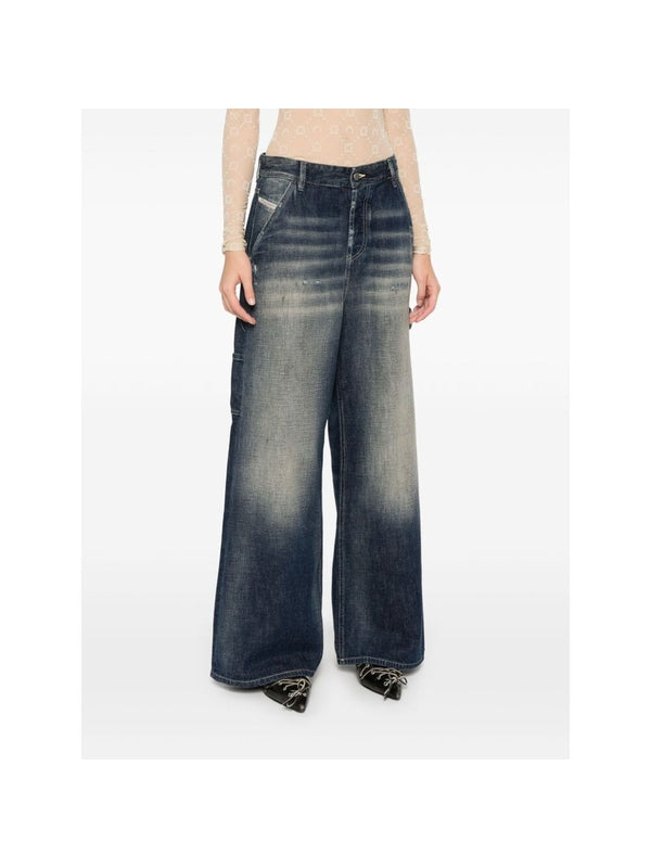 ストレートデニムパンツ