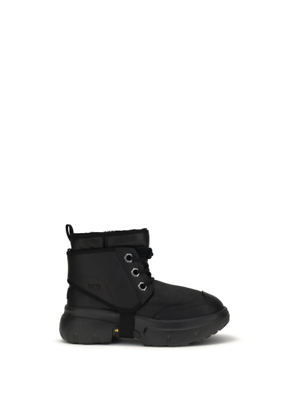 Ugg Black Lace-Up Boots