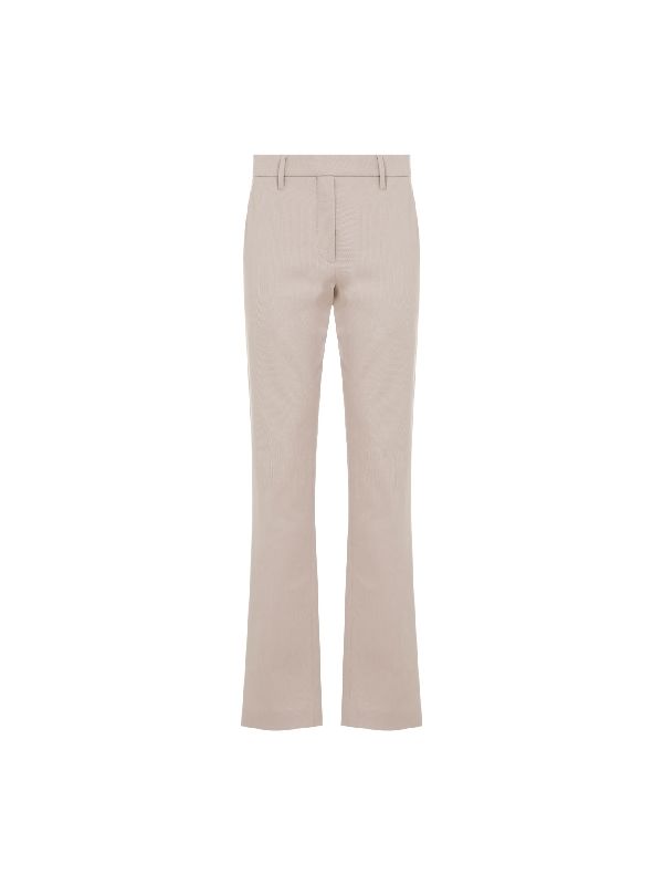 Cotton Blend Belt Loop
  Tailored Pants