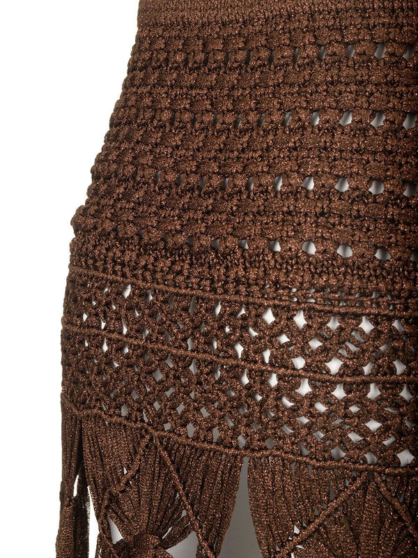 Viscose Blend Knit Skirt