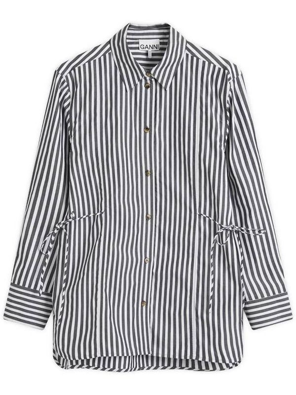 Stripe String Detail
  Shirt