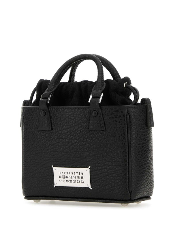 5AC Number Logo Leather Tote Bag