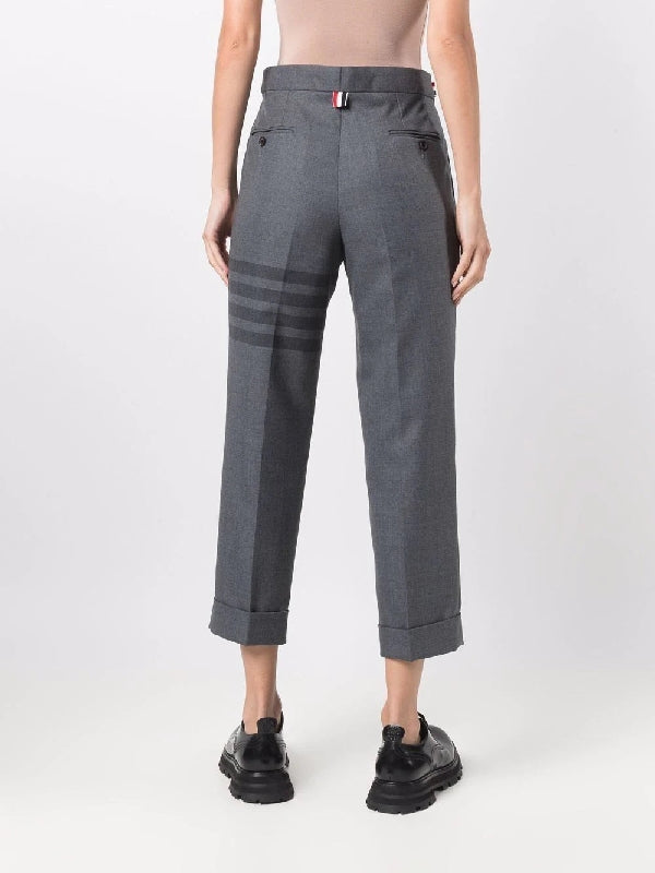 4-Bar Wool Blend Pants