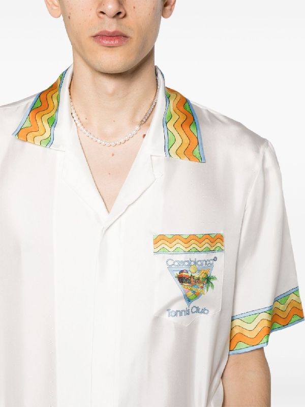 Cubism Tennis Club Silk Shirt