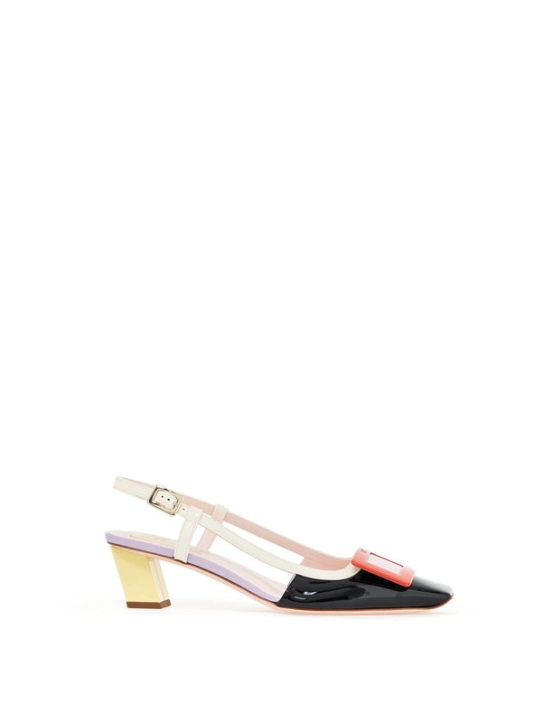 Belle Vivier Buckle Embellished Slingback
  Heels - Jente