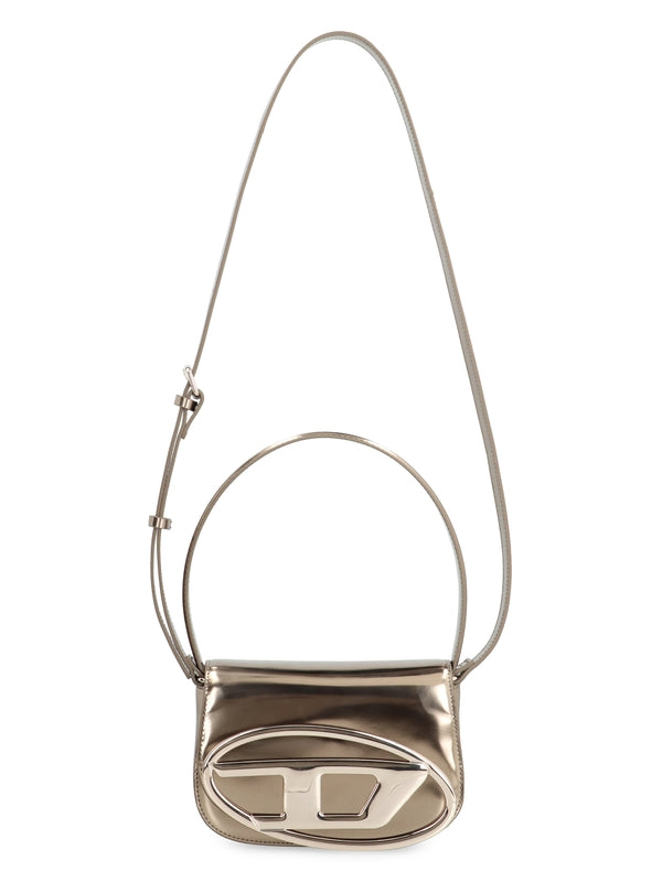 1dr Logo Metallic Leather Shoulder Bag