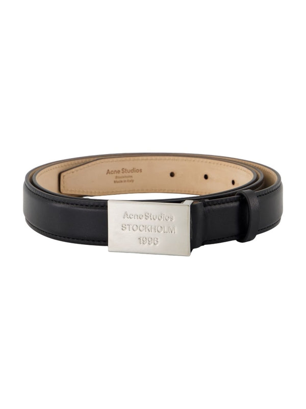 Acne Studios Black Leather Belts