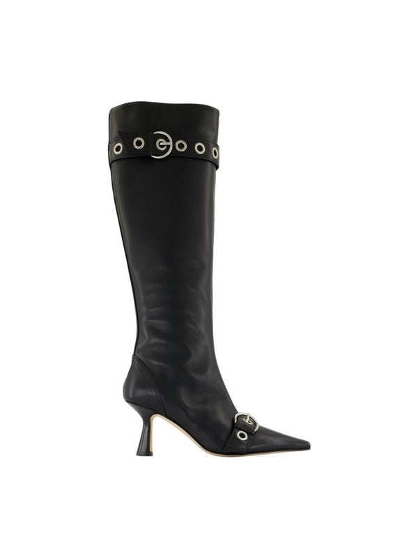 Aeyde Black Middle Boots