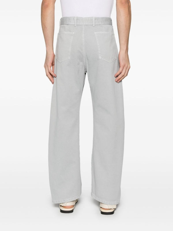 Belt Twist Cotton Pants