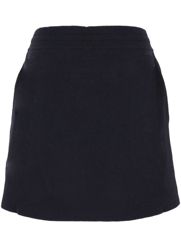 Amaline Logo Cotton Wool Skirt