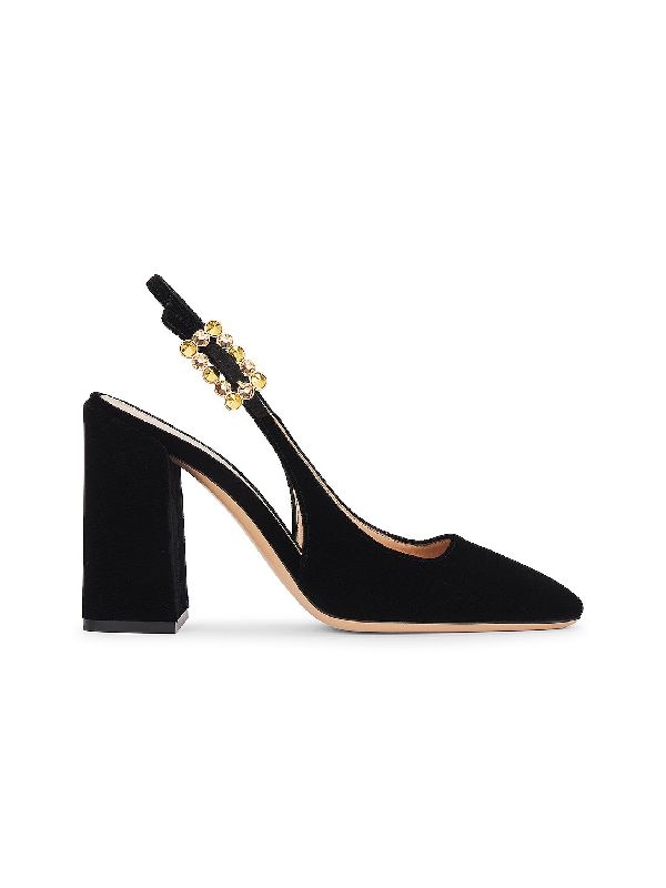 Wondy Velvet Slingback Heel