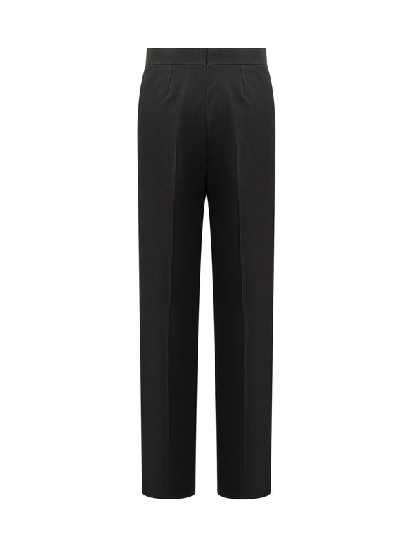 Black Wool Tailored Pants