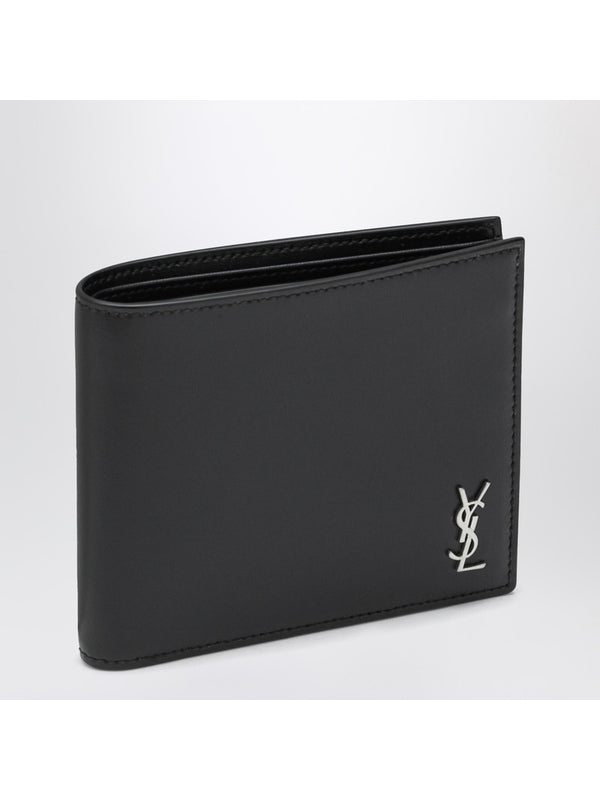 Logo Leather Bifold Wallet