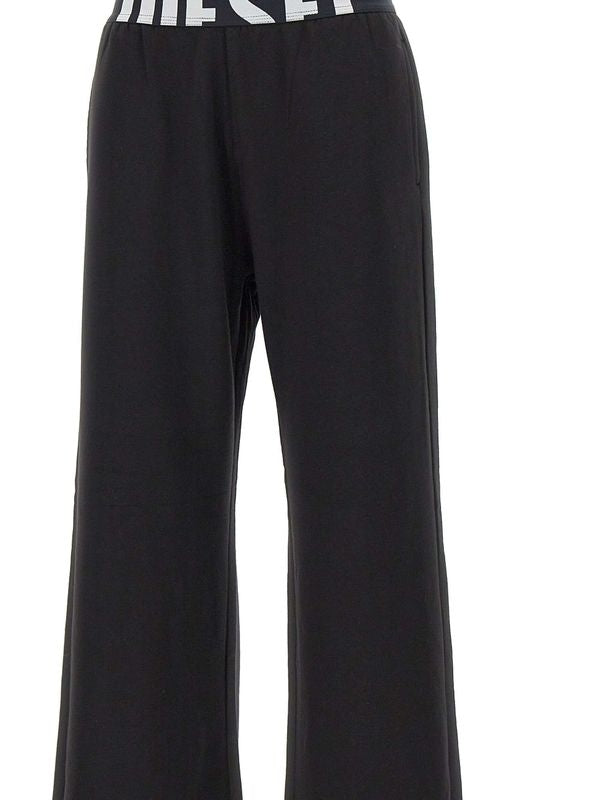 Waist Logo Bending Pants