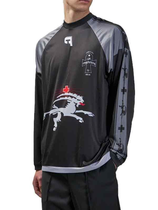 Inside-Out Football Long Sleeve T-Shirt