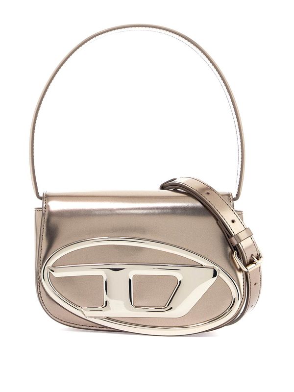1dr Logo Metallic Leather Shoulderbag