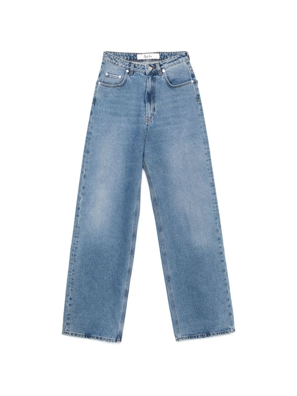 Straight Denim Pants