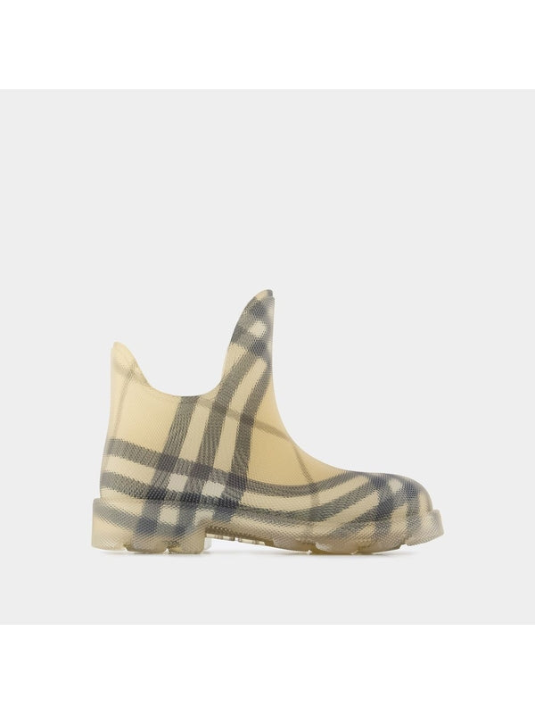 Marsh Check Pattern Ankle Boots