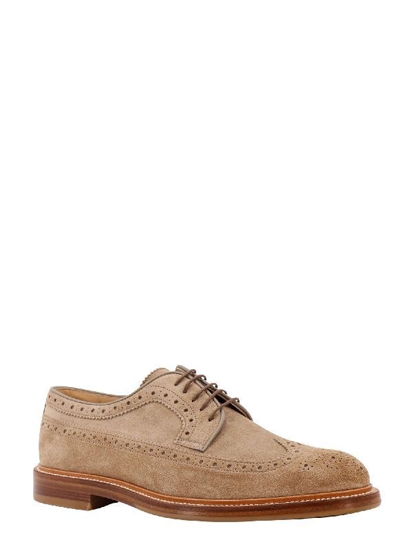 Suede Lace-up Shoes