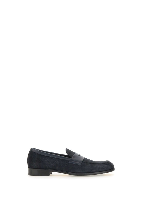 Ducals Navy Loafers