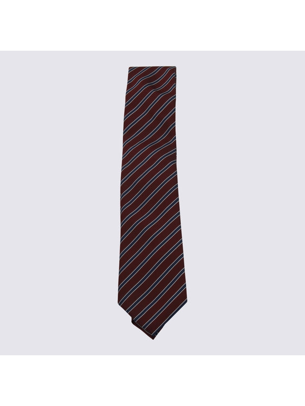 Z Zegna Purple Neck Ties