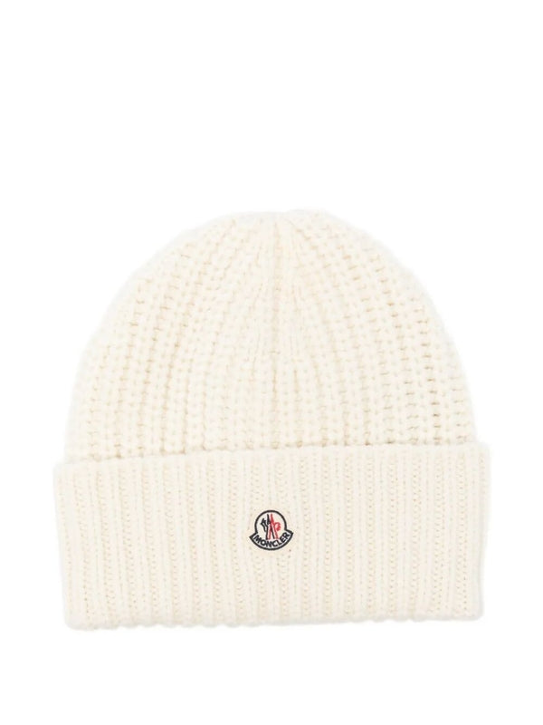 Moncler Ivory Beanie