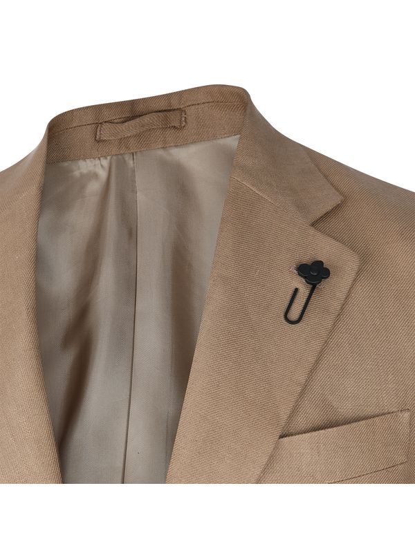 Boutonniere Beige Single Suit Setup