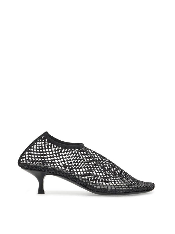 Openwork Mesh Boot Heels