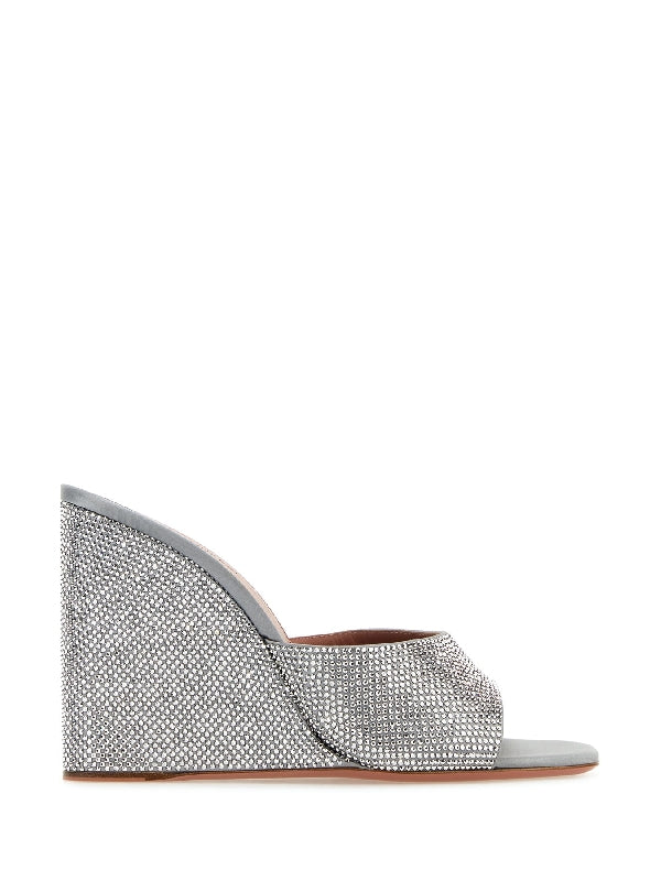 Lupita Allover Crystal Wedge Heel