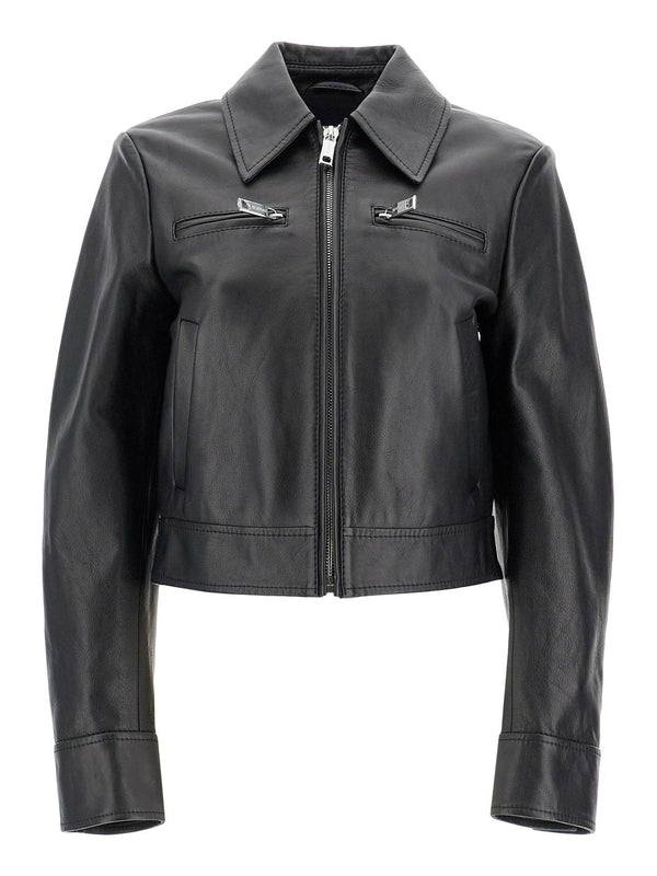 Bolsena Leather Biker Jacket