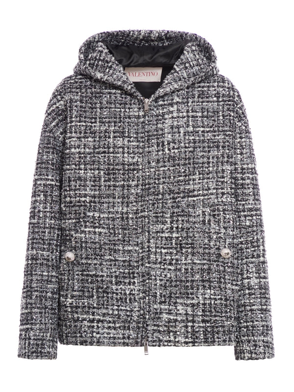 Tweed Hoodie Jacket