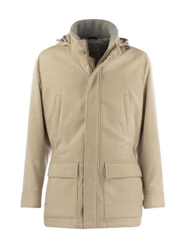 Cashmere Silk
  Hood Parka