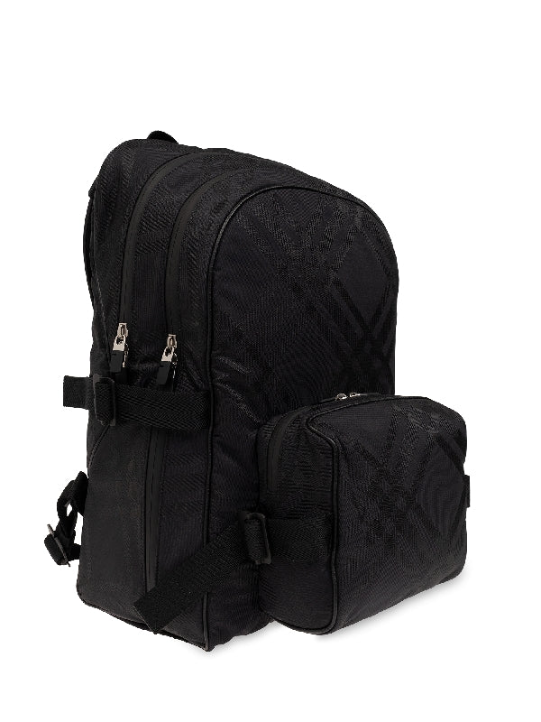 Check Jacquard
  Nylon Backpack