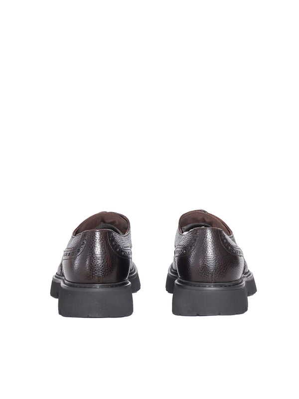 Brown Calfskin Driving Shoes