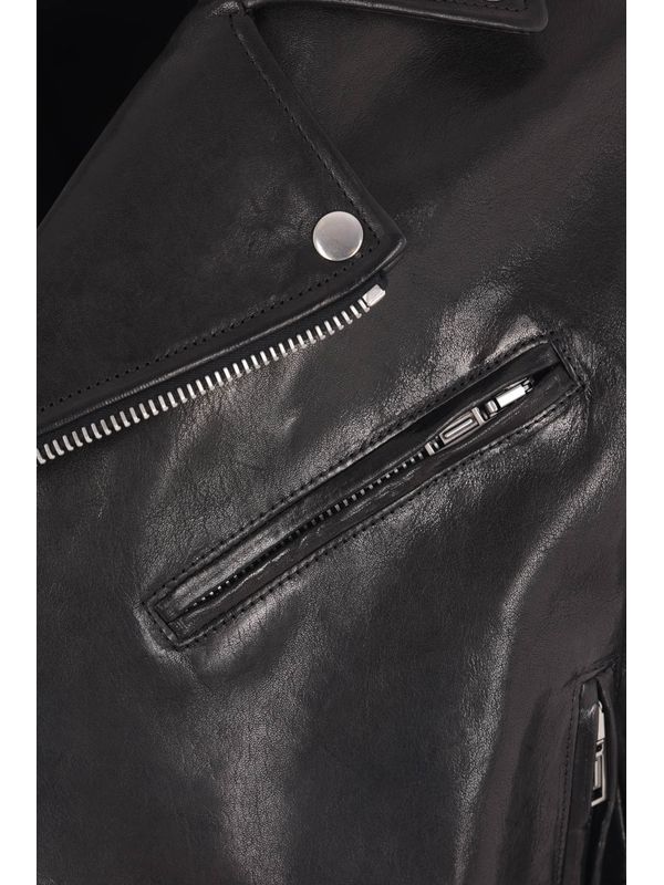 Ann Demeulemeester Black Biker