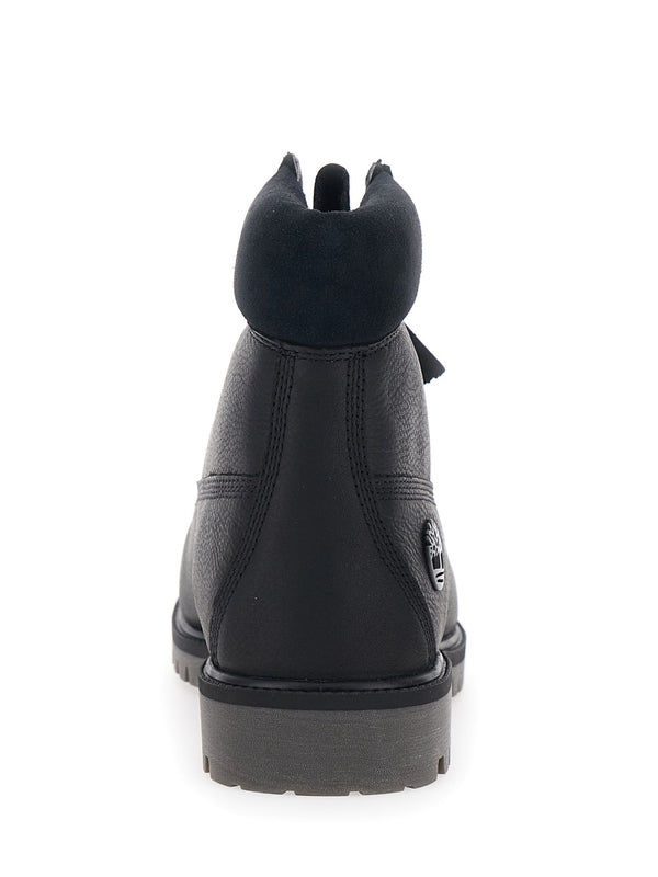 Timberland Black Lace-Up Boots