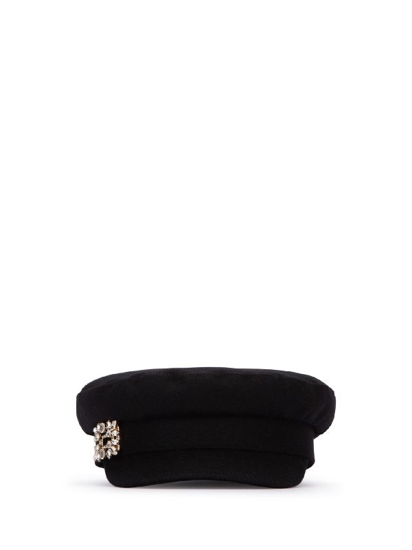 Crystal Buckle Sailor Cap