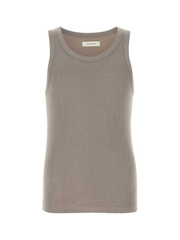 Crewneck Rib
  Cotton Tank Top