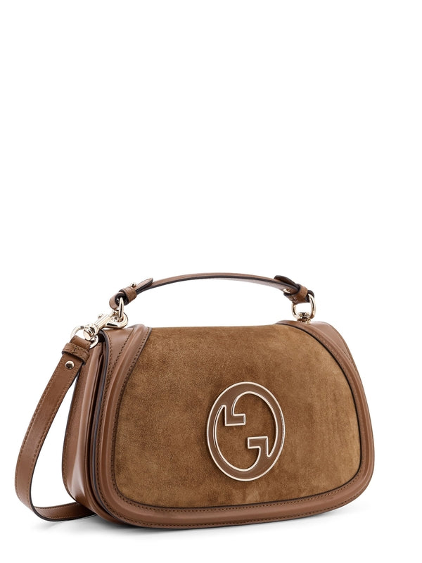 Blondie GG Suede Medium Tote Bag