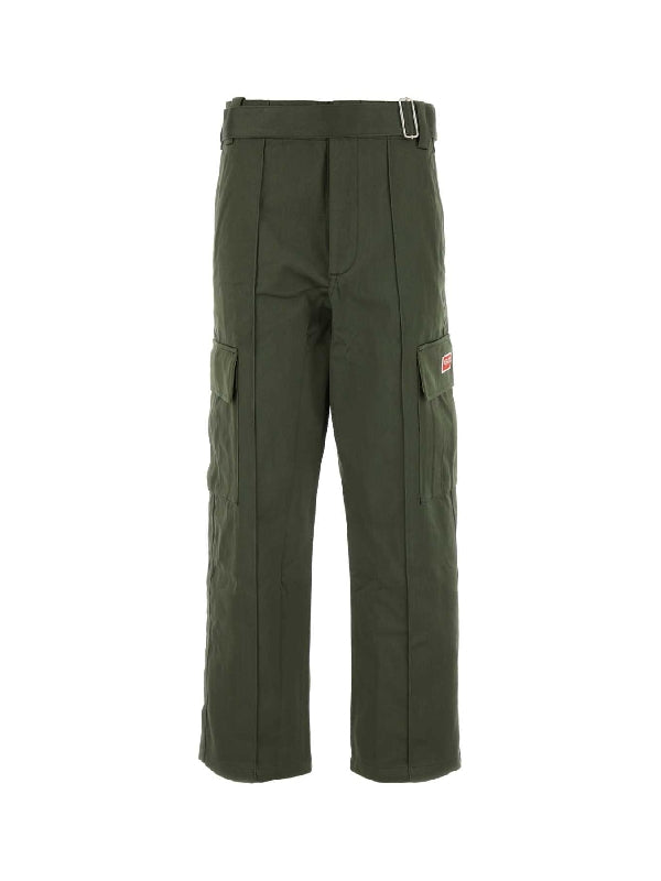 Army Logo Cotton Cargo Pants