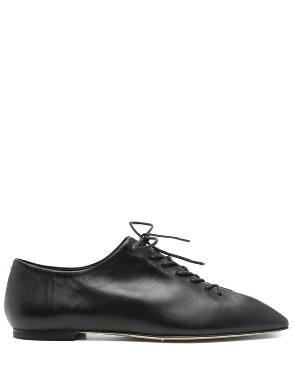 Ady Black Lace-Up Shoes